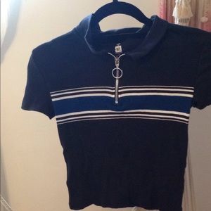 Pacsun me to we zip up shirt